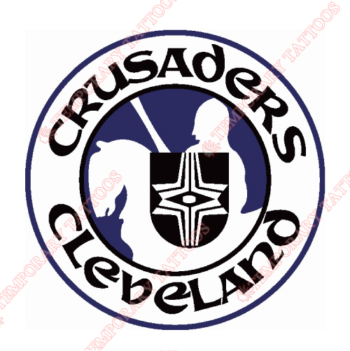 Cleveland Crusaders Customize Temporary Tattoos Stickers NO.7110